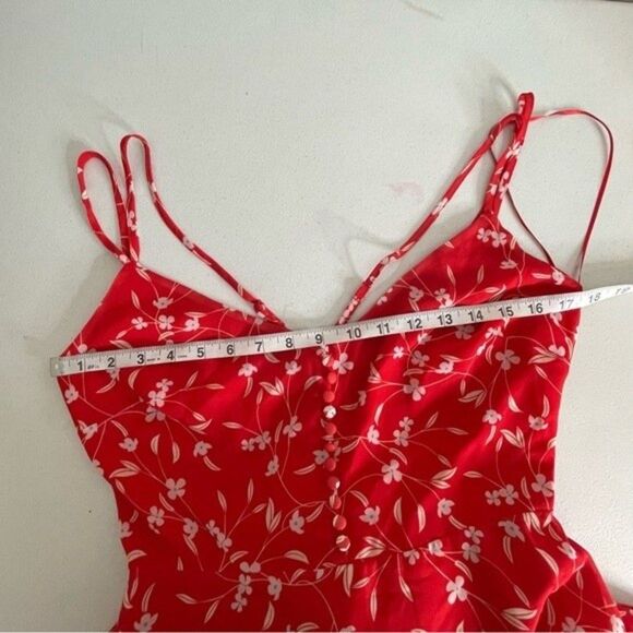 Alexia Admor Women's Orange Bailey Sweetheart High Low Maxi Dress Size 8 - Picture 10 of 12